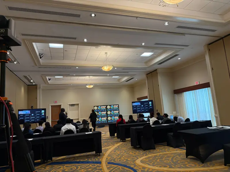 Hotel ballroom conference