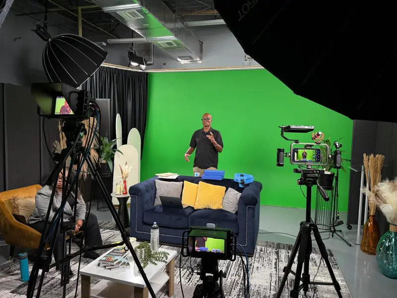 Green screen shoot